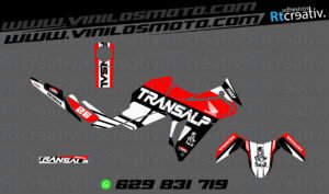 ADHESIVOS Y PEGATINAS DE VINILO HONDA TRANSALP 750 Rt006-05