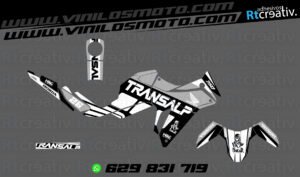 ADHESIVOS Y PEGATINAS DE VINILO HONDA TRANSALP 750 Rt006-06