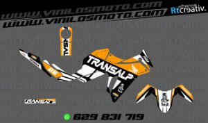 ADHESIVOS Y PEGATINAS DE VINILO HONDA TRANSALP 750 Rt006-08