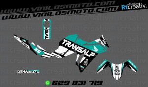 ADHESIVOS Y PEGATINAS DE VINILO HONDA TRANSALP 750 Rt006-10