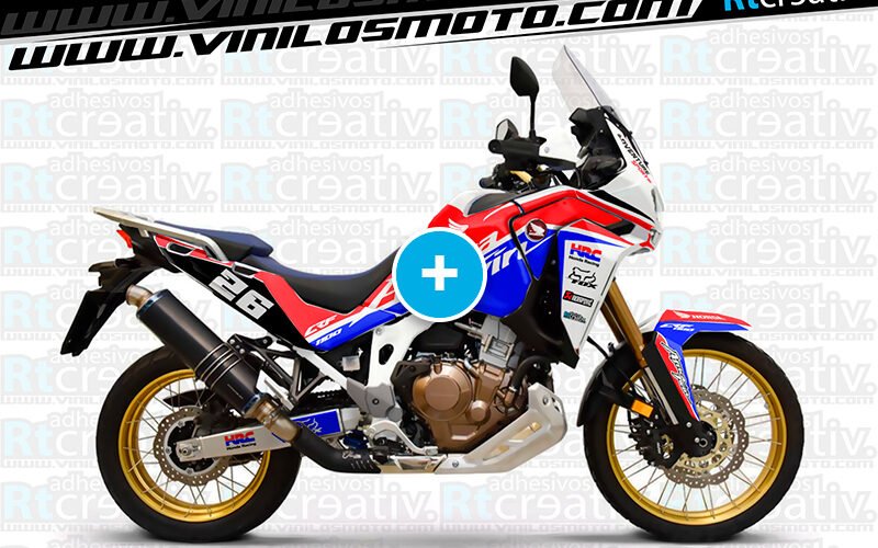 ADHESIVOS Y PEGATINAS DE VINILO HONDA ÁFRICA TWIN Rt004