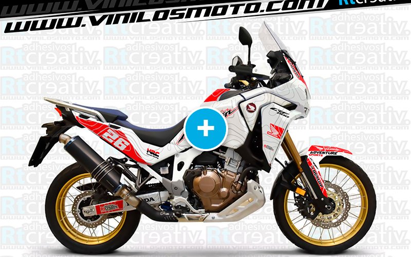 ADHESIVOS Y PEGATINAS DE VINILO HONDA ÁFRICA TWIN Rt007