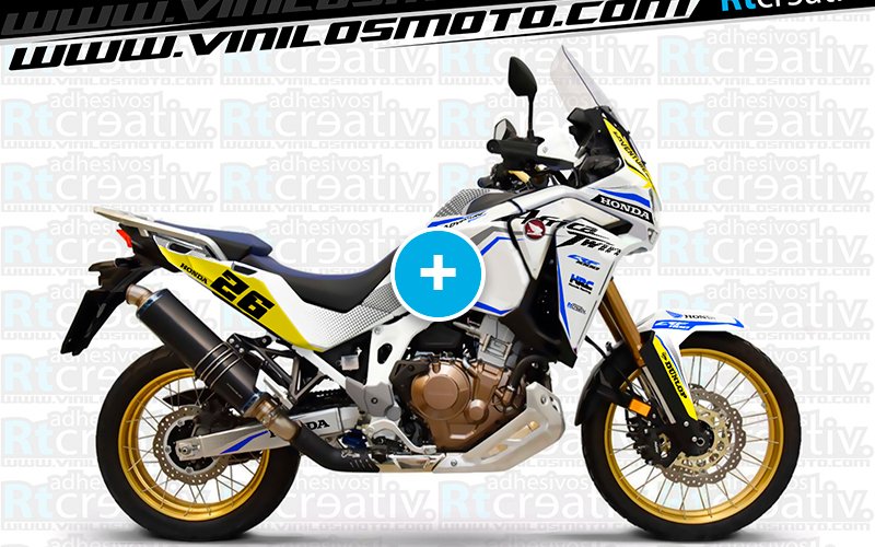 ADHESIVOS Y PEGATINAS DE VINILO HONDA ÁFRICA TWIN Rt008