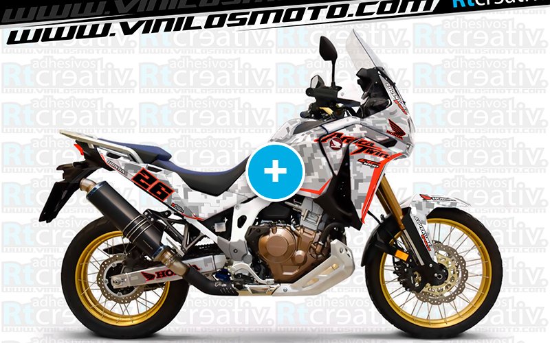 ADHESIVOS Y PEGATINAS DE VINILO HONDA ÁFRICA TWIN Rt010