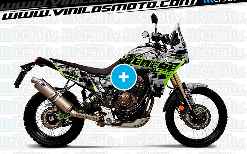 ADHESIVOS Y PEGATINAS DE VINILO YAMAHA TENERE Rt021