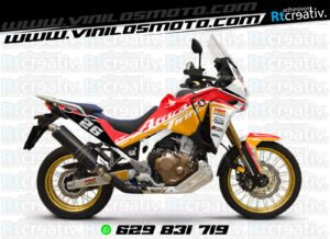 ADHESIVOS Y PEGATINAS DE VINILO HONDA ÁFRICA TWIN Rt004-04