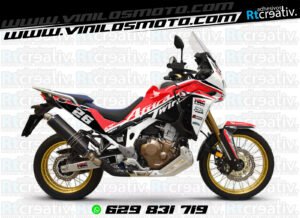 ADHESIVOS Y PEGATINAS DE VINILO HONDA ÁFRICA TWIN Rt004-07