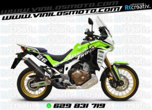 ADHESIVOS Y PEGATINAS DE VINILO HONDA ÁFRICA TWIN Rt004-10
