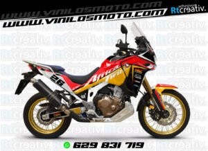 ADHESIVOS Y PEGATINAS DE VINILO HONDA ÁFRICA TWIN Rt004-14