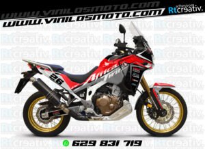 ADHESIVOS Y PEGATINAS DE VINILO HONDA ÁFRICA TWIN Rt004-15