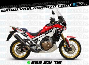 ADHESIVOS Y PEGATINAS DE VINILO HONDA ÁFRICA TWIN Rt004-17