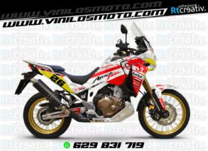 ADHESIVOS Y PEGATINAS DE VINILO HONDA ÁFRICA TWIN Rt005-01