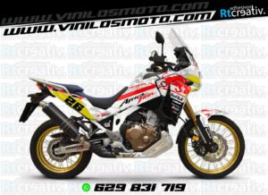 ADHESIVOS Y PEGATINAS DE VINILO HONDA ÁFRICA TWIN Rt005-03