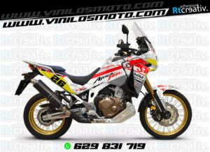ADHESIVOS Y PEGATINAS DE VINILO HONDA ÁFRICA TWIN Rt005-04
