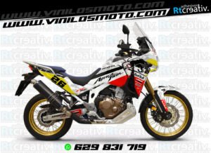ADHESIVOS Y PEGATINAS DE VINILO HONDA ÁFRICA TWIN Rt005-06