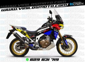 ADHESIVOS Y PEGATINAS DE VINILO HONDA ÁFRICA TWIN Rt005-08