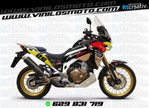 ADHESIVOS Y PEGATINAS DE VINILO HONDA ÁFRICA TWIN Rt005-09