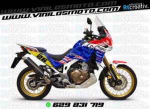 ADHESIVOS Y PEGATINAS DE VINILO HONDA ÁFRICA TWIN Rt006-02
