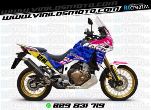 ADHESIVOS Y PEGATINAS DE VINILO HONDA ÁFRICA TWIN Rt006-04
