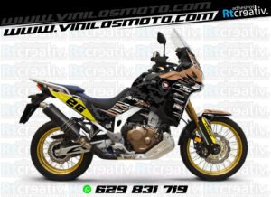 ADHESIVOS Y PEGATINAS DE VINILO HONDA ÁFRICA TWIN Rt006-09