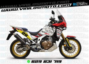 ADHESIVOS Y PEGATINAS DE VINILO HONDA ÁFRICA TWIN Rt006-13