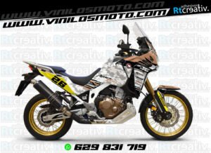 ADHESIVOS Y PEGATINAS DE VINILO HONDA ÁFRICA TWIN Rt006-15