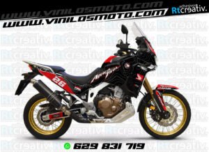 ADHESIVOS Y PEGATINAS DE VINILO HONDA ÁFRICA TWIN Rt007-01