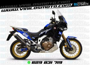 ADHESIVOS Y PEGATINAS DE VINILO HONDA ÁFRICA TWIN Rt007-02