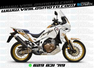 ADHESIVOS Y PEGATINAS DE VINILO HONDA ÁFRICA TWIN Rt007-10