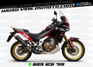 ADHESIVOS Y PEGATINAS DE VINILO HONDA ÁFRICA TWIN Rt008-01
