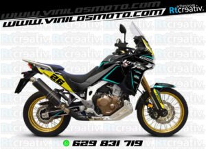 ADHESIVOS Y PEGATINAS DE VINILO HONDA ÁFRICA TWIN Rt008-04
