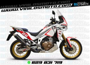 ADHESIVOS Y PEGATINAS DE VINILO HONDA ÁFRICA TWIN Rt008-08