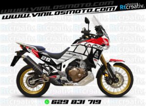 ADHESIVOS Y PEGATINAS DE VINILO HONDA ÁFRICA TWIN Rt009-03