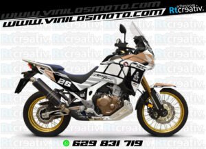 ADHESIVOS Y PEGATINAS DE VINILO HONDA ÁFRICA TWIN Rt009-04