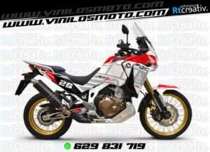 ADHESIVOS Y PEGATINAS DE VINILO HONDA ÁFRICA TWIN Rt009-05