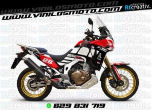 ADHESIVOS Y PEGATINAS DE VINILO HONDA ÁFRICA TWIN Rt009-06