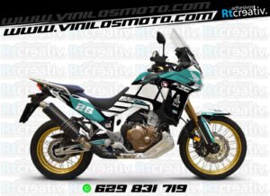ADHESIVOS Y PEGATINAS DE VINILO HONDA ÁFRICA TWIN Rt009-09