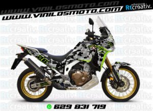 ADHESIVOS Y PEGATINAS DE VINILO HONDA ÁFRICA TWIN Rt010-01