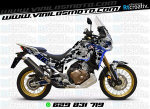 ADHESIVOS Y PEGATINAS DE VINILO HONDA ÁFRICA TWIN Rt010-03