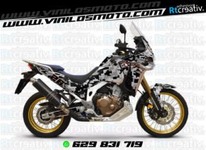 ADHESIVOS Y PEGATINAS DE VINILO HONDA ÁFRICA TWIN Rt010-04