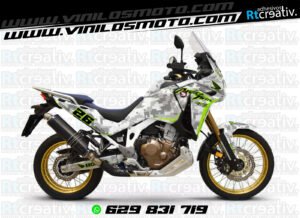 ADHESIVOS Y PEGATINAS DE VINILO HONDA ÁFRICA TWIN Rt010-06