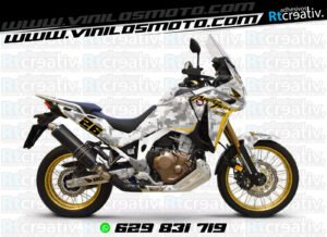 ADHESIVOS Y PEGATINAS DE VINILO HONDA ÁFRICA TWIN Rt010-10