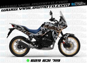ADHESIVOS Y PEGATINAS DE VINILO HONDA TRANSALP 750 Rt007-04