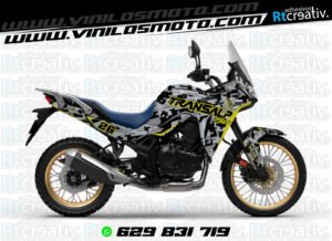 ADHESIVOS Y PEGATINAS DE VINILO HONDA TRANSALP 750 Rt007-05