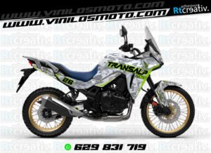 ADHESIVOS Y PEGATINAS DE VINILO HONDA TRANSALP 750 Rt007-06