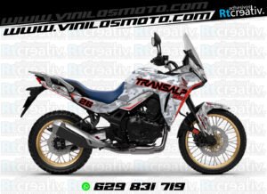 ADHESIVOS Y PEGATINAS DE VINILO HONDA TRANSALP 750 Rt007-07