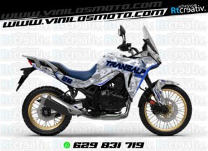 ADHESIVOS Y PEGATINAS DE VINILO HONDA TRANSALP 750 Rt007-08