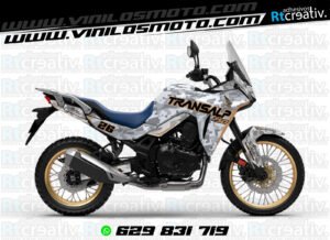 ADHESIVOS Y PEGATINAS DE VINILO HONDA TRANSALP 750 Rt007-09
