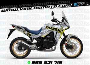 ADHESIVOS Y PEGATINAS DE VINILO HONDA TRANSALP 750 Rt007-10