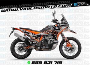 ADHESIVOS Y PEGATINAS DE VINILO KTM ADVENTURE Rt023-01